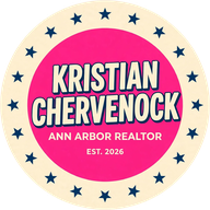Kristian Chervenock, Ann Arbor Realtor badge